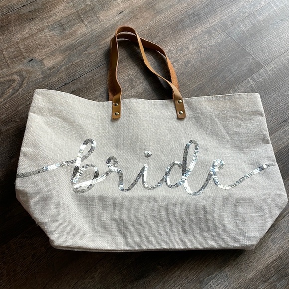 Mud Pie Bride Tote - Picture 1 of 4